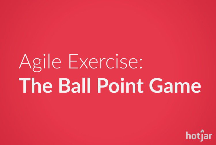 graphic of a Hotjar agile team exercise