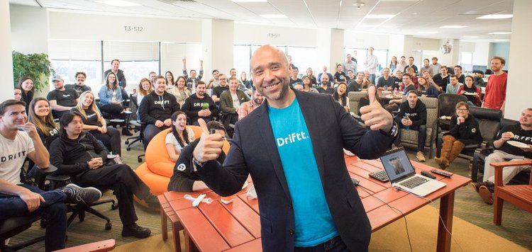 david cancel and team at drift