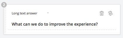 improve experience question