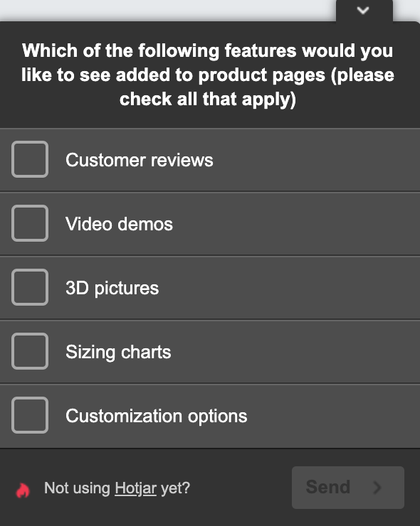 checkboxes