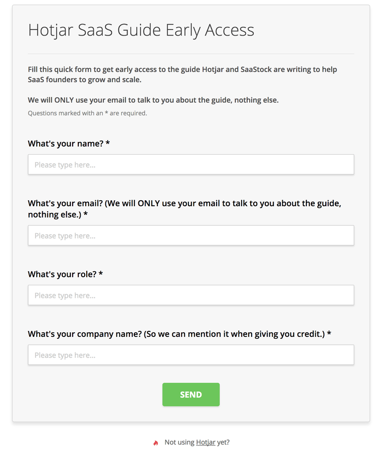 early-access-hotjar