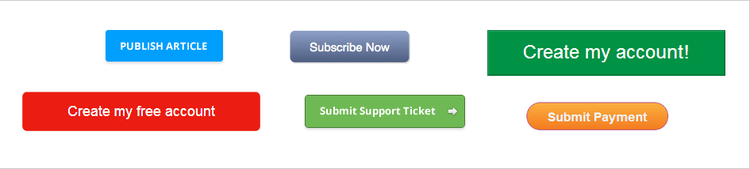 graphic of form button design options