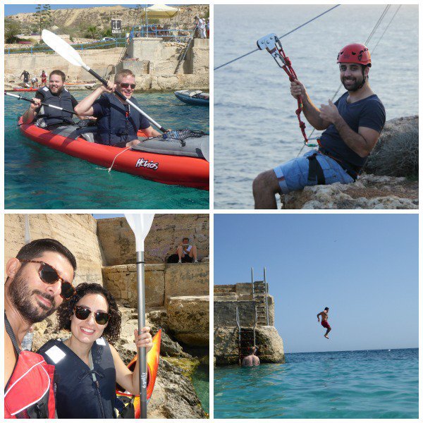 photo collage of Hotjar team members in the outdoors