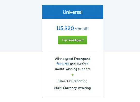 freeagent pricing