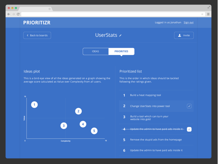 screenshot of prioritizr