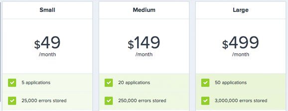 raygun pricing