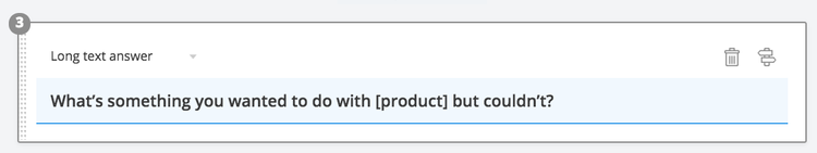 step 4 add a question to create a new Hotjar poll