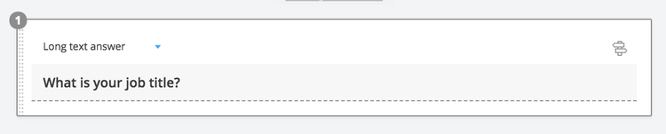 step 4 add a question to create a new Hotjar poll
