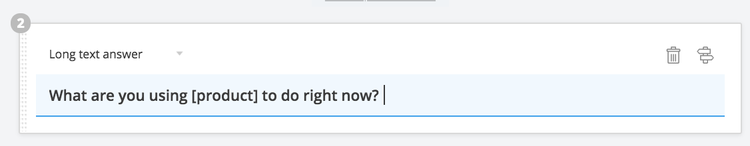 step 4 add a question to create a new Hotjar poll
