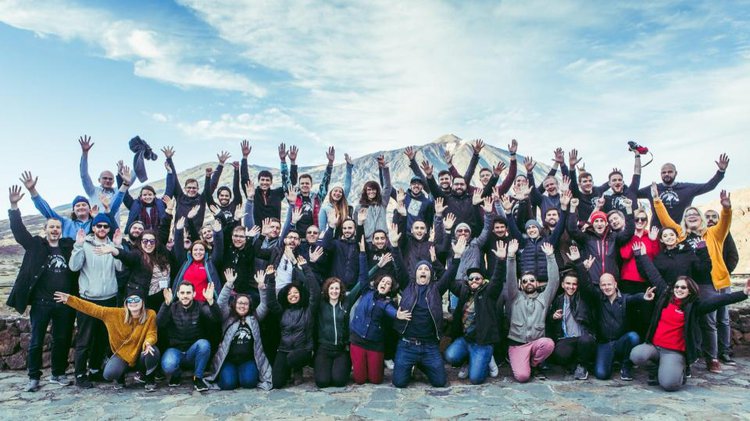 Hotjar team members in tenerife
