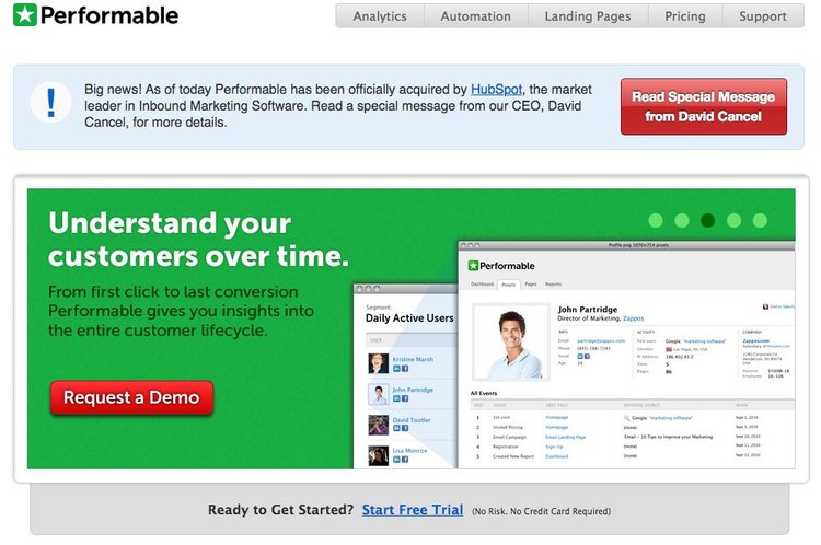 performable website