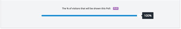hotjar poll visitor percentage