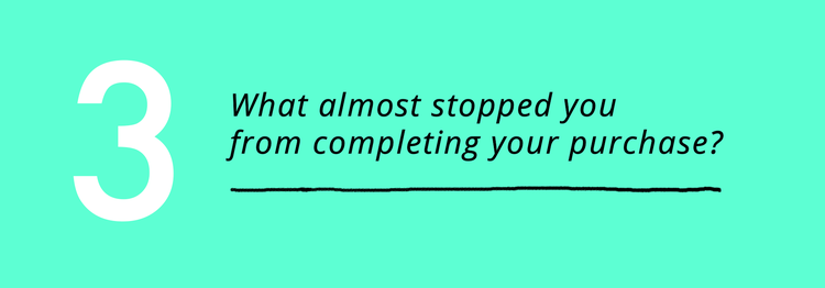 stop from completing purchase