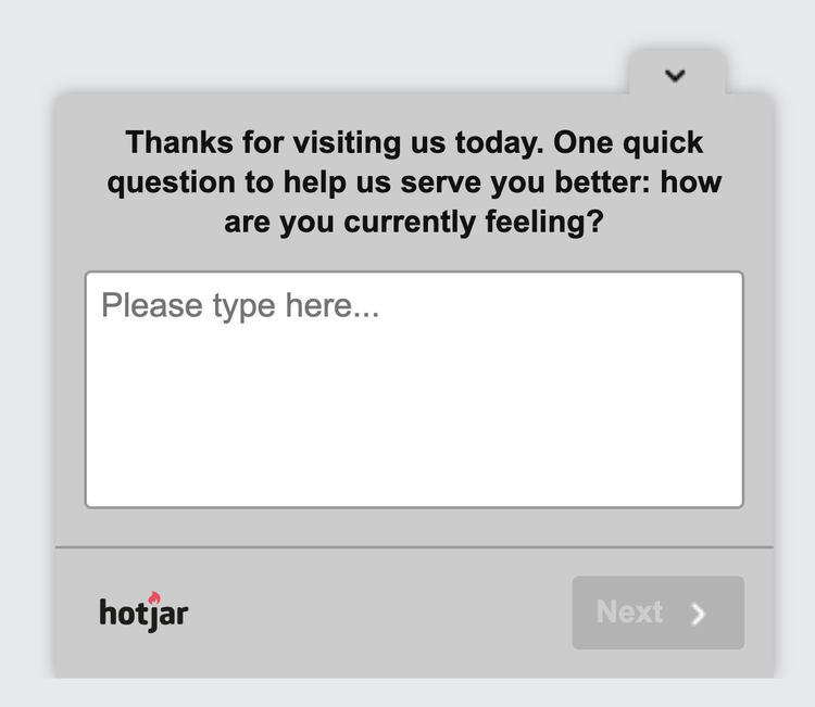 use hotjar surveys to understand customers