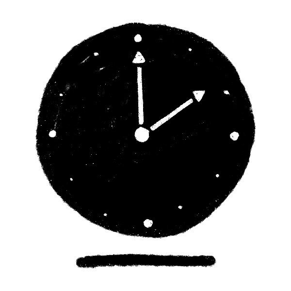 a black clock