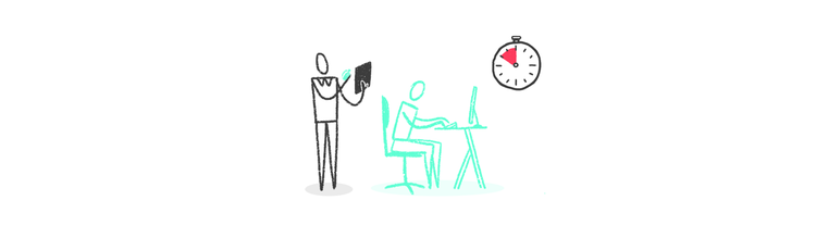 graphic representing timed user session