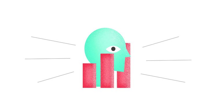 graphic representing qualitative and quantitative user research together