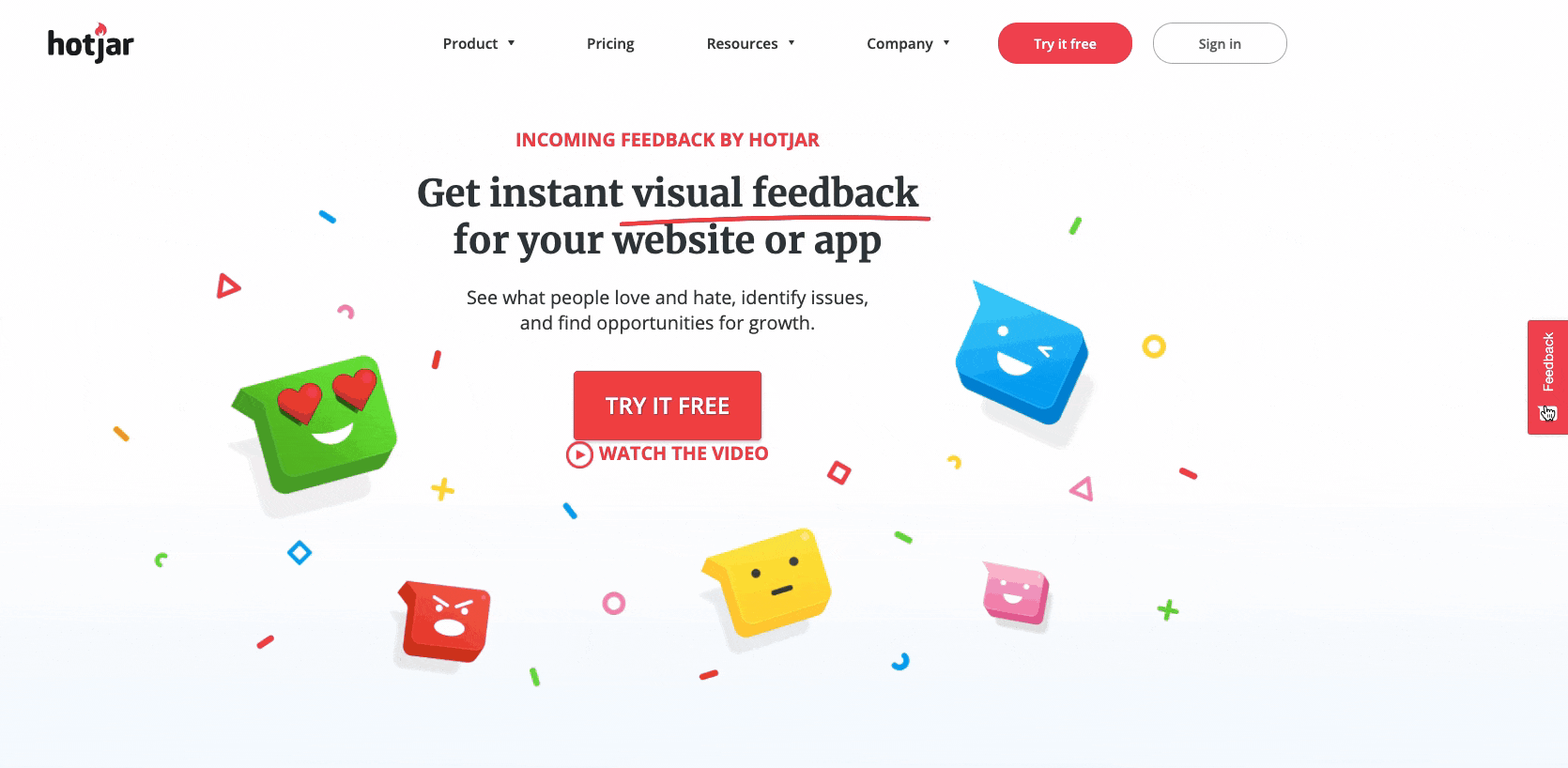 Incoming feedback GIF